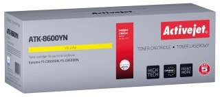 Activejet ATK-8600YN Toner (zamiennik Kyocera TK-8600Y; Supreme; 20000 stron; żółty)