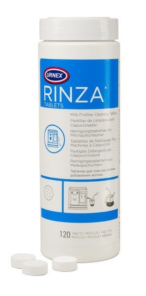 Urnex Rinza Tablets - Tabletki do czyszczenia spieniacza - 120 szt