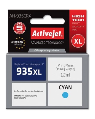 Activejet AH-935CRX Tusz (zamiennik HP 935XL C2P24AE; 12 ml; niebieski)