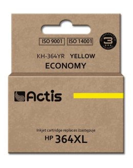 Tusz ACTIS KH-364YR (zamiennik HP 364XL CB325EE; 12 ml; żółty)