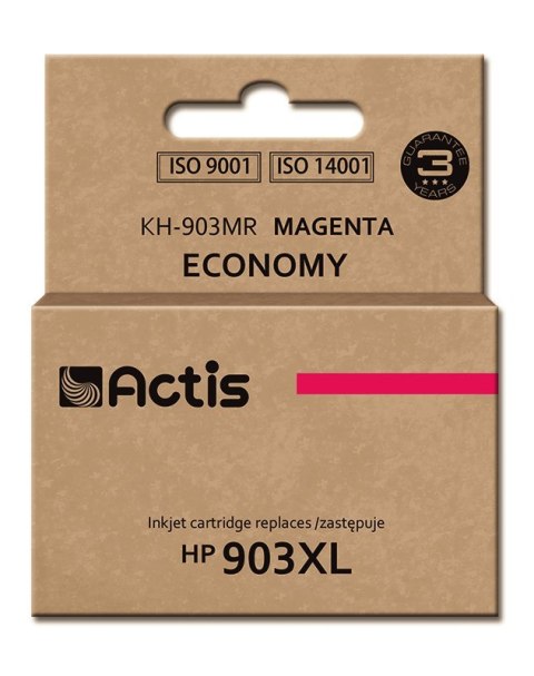 Tusz Actis KH-903MR (zamiennik HP 903XL T6M07AE; Standard; 12ml; czerwony) - Nowy Chip