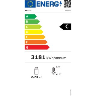 Witryna chłodnicza cukiernicza 3-półkowa jezdna LED 650L