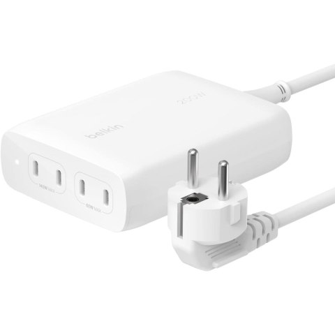 BELKIN ŁADOWARKA 4X PORT USB-C GAN 200W, BIAŁA