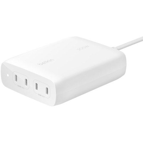 BELKIN ŁADOWARKA 4X PORT USB-C GAN 200W, BIAŁA