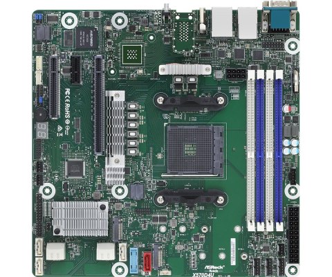 Płyta główna ASRock X570D4U 1x AM4 AMD Ryzen X570 (SATA, 2xM.2, 2xGbE, IPMI)