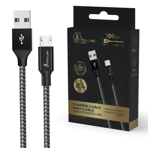 Kabel USB EXTRALINK microUSB B 1.2