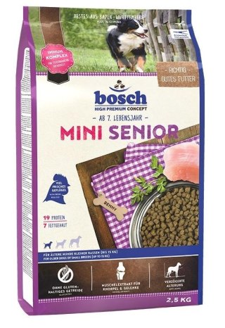 BOSCH Mini Senior - sucha karma dla psa - 2,5 kg