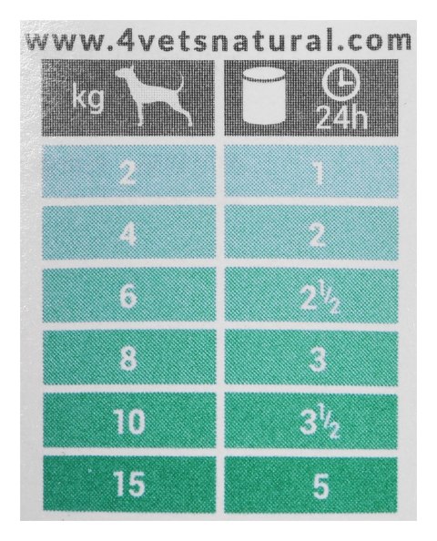 4VETS Natural Hepatic Dog - mokra karma dla psa - 185 g