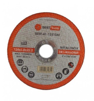 TARCZA FLEX 41 125x1,0x22,2 A60 RBF BEST TOOLS