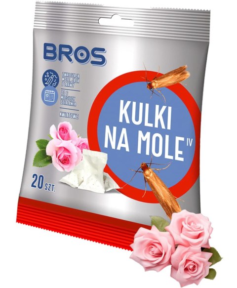 BROS - kulki kwiatowe na mole 20 szt