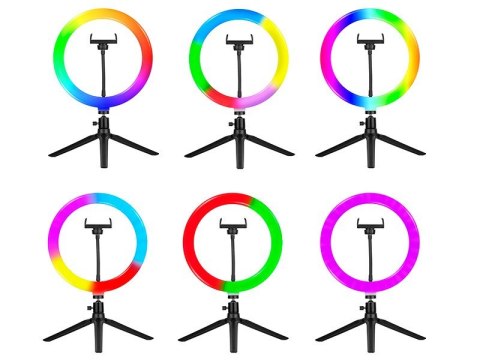 Lampa Tracer RGB Ring ze statywem