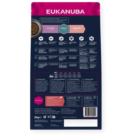 EUKANUBA Grain Free adult salmon - sucha karma dla kota - 2 kg