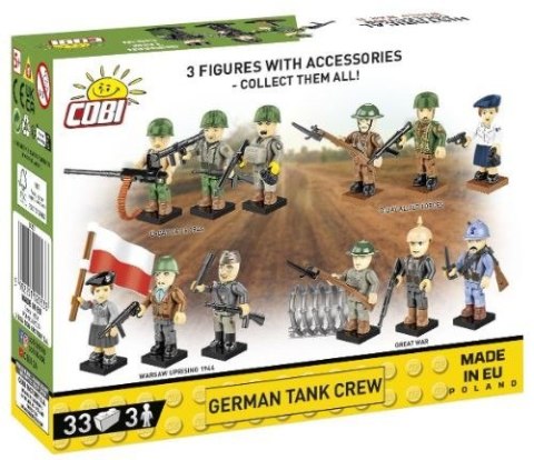 Klocki German tank crew 3 figurki