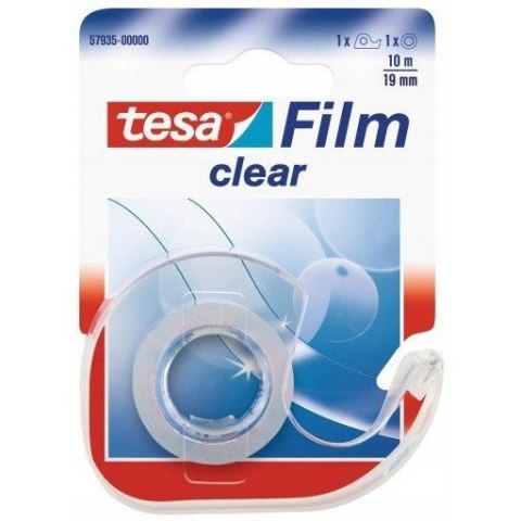 Taśma biurowa TESAfilm Clear 10m X19mm +Dyspenser 57935-00000-01 TS