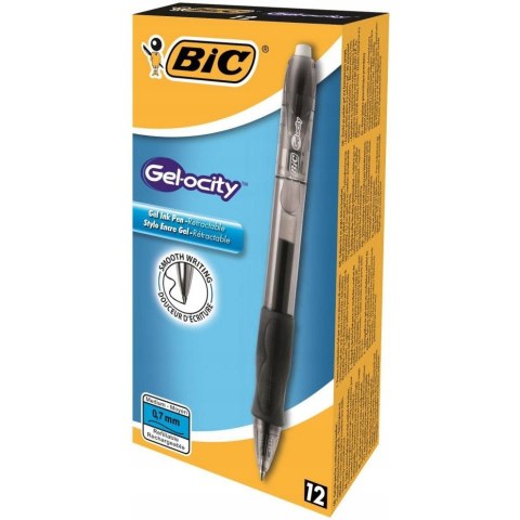 Pióro żelowe automatyczne Gelocity Gel czarny 829157 BIC