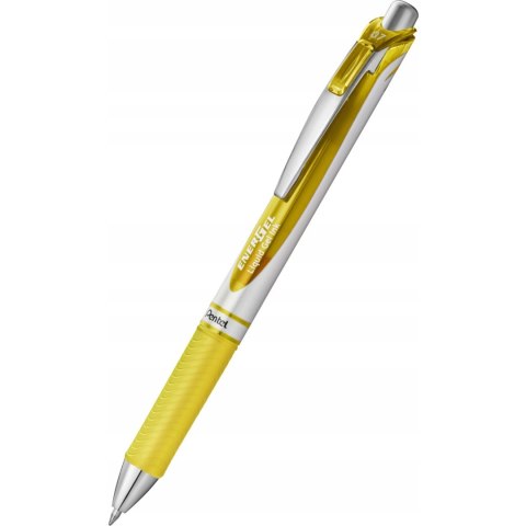 Pióro kulkowe ENERGEL BL77 żółte 0,7mm PENTEL