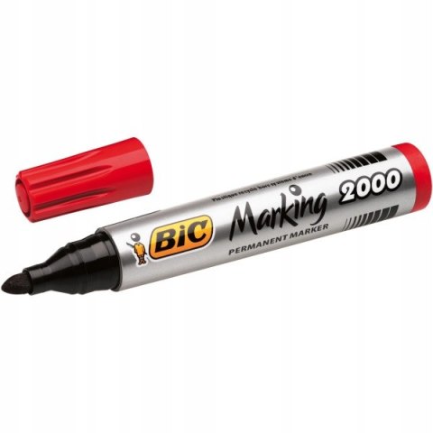 Marker BIC permanentny ECO 2000 mix 4 kolorów okrągła końcówka 8209112