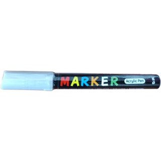 Marker akrylowy 1-2mm srebrny MG APL110-81