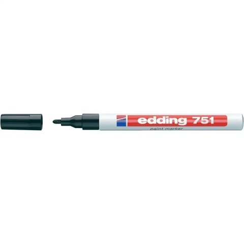 Marker lakierowy 1-2mm 751 czarny okrągła końcówka 751/001/C EDDING