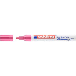 Marker lakierowy 2-4mm 750 różowy okrągła końcówka 750/009/R EDDING