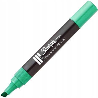 Marker permanentny W10 ścięty zielony S0192713 SHARPIE