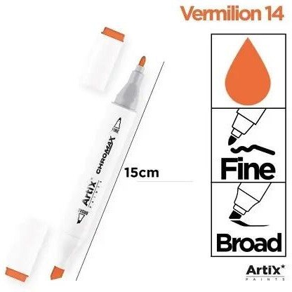 Marker alkoholowy dwustronny VERMILION PP915-14 ARTIX