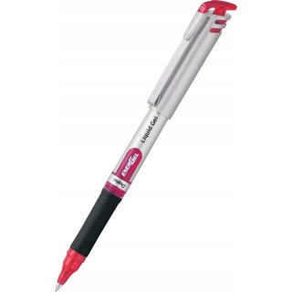 Pióro kulkowe EnerGel BL17 czerwone 0.7mm PENTEL