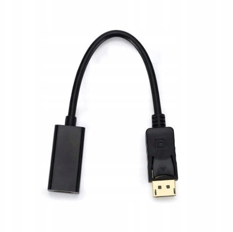 Adapter DisplayPort (M) -> HDMI (F) czarny BULK