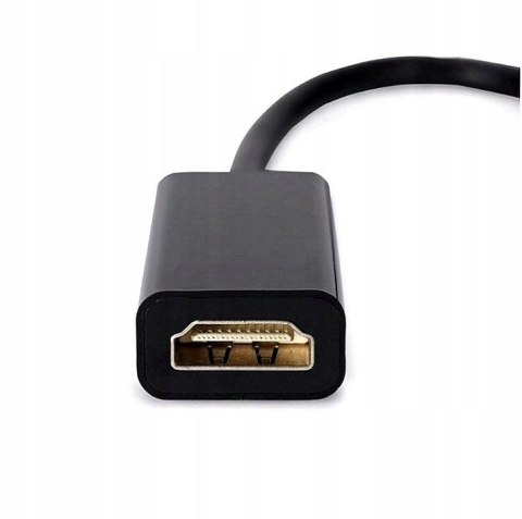 Adapter DisplayPort (M) -> HDMI (F) czarny BULK