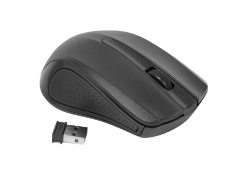 Mysz OMEGA bezprzewodowa optyczna 1000dpi USB czarna (41791)