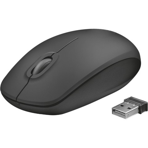 Mysz OMEGA bezprzewodowa optyczna 1200dpi USB czarna (42861)