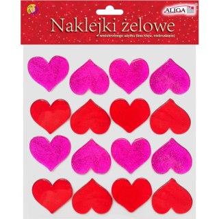 Naklejki żelowe SERCA ZNK-5901 ALIGA