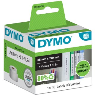 Etykieta DYMO na mały segregator 38*190 99018 S0722470