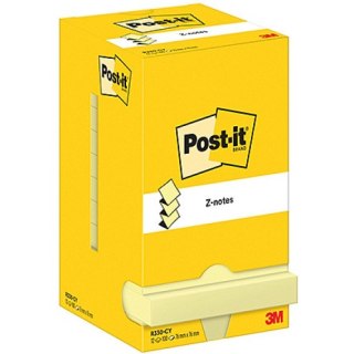 Bloczek 76x76mm 100k (12szt) 3M POST-IT Z-Notes R-330 7100290167