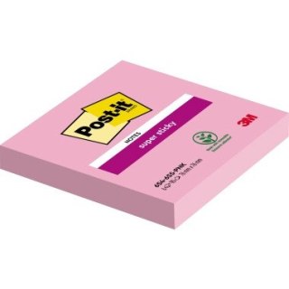 Bloczek samoprzylepny 76x76mm 90k różowy Super Sticky POST-IT 654-6SS-PNK 3M