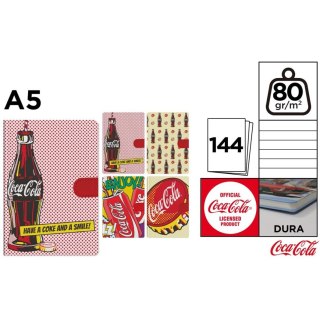 Notatnik A5 144k. linia napoje COCA-COLA mix CC024 MP Poland