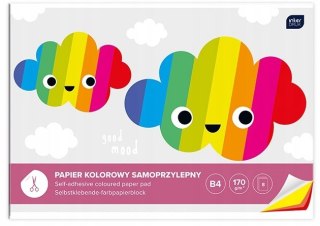 Zeszyt papierów kolorowych B4 samoprzylepnych INTERDRUK