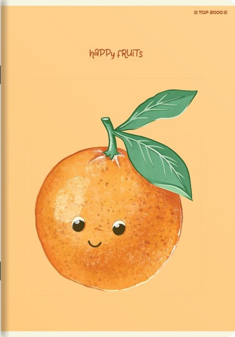 Zeszyt A6 32k kratka HAPPY FRUITS 400181855 TOP 2000