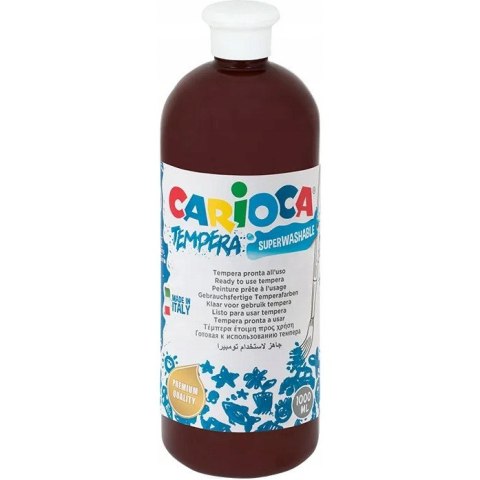 Farba CARIOCA TEMPERA 1000ml brązowa 170-2660