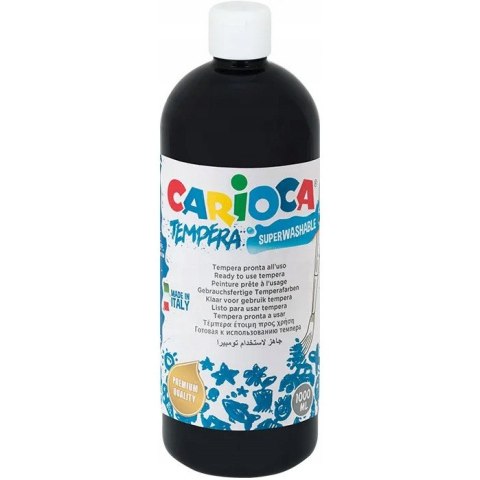 Farba CARIOCA TEMPERA 1000ml czarna 170-1443