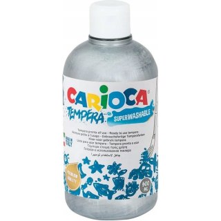 Farba CARIOCA TEMPERA 500ml srebrna (40427/20) 170-2714