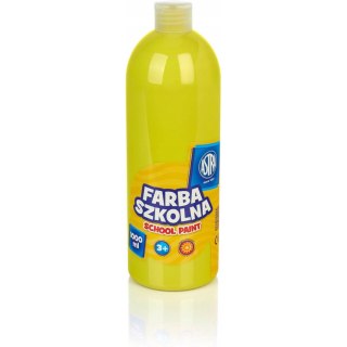 Farba szkolna Astra 1000 ml - cytrynowa 301217054 ASTRA