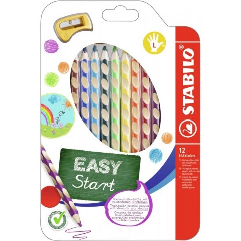 Kredki EASY COLOURS dla lew(12kol.) 331/12 STABILO