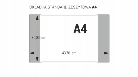 Okładka standard zeszytowa A4 - 300 (25szt.) OZK-02 BIURFOL