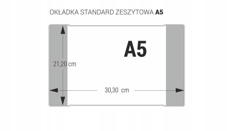 Okładka standard zeszytowa A5 212 (50szt.) OZK-01 BIURFOL