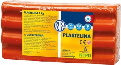 Plastelina Astra 1 kg czerwona 303111006 ASTRA