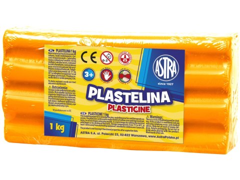 Plastelina Astra 1 kg pomarańczowa 303111005 ASTRA