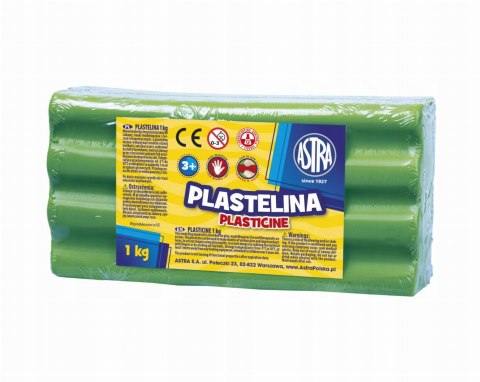 Plastelina Astra 1 kg zielona jasna 303111016 ASTRA