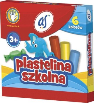 Plastelina szkolna`AS` 6kol. ASTRA 303219001