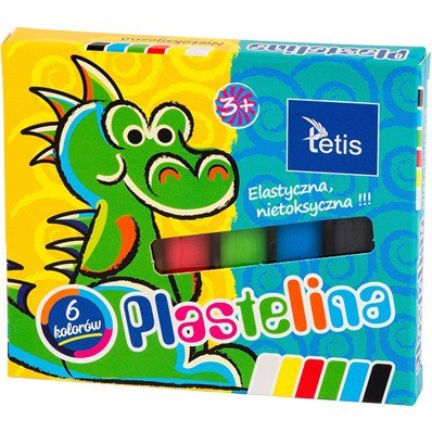 Plastelina 6kol.15g KP001-A TETIS